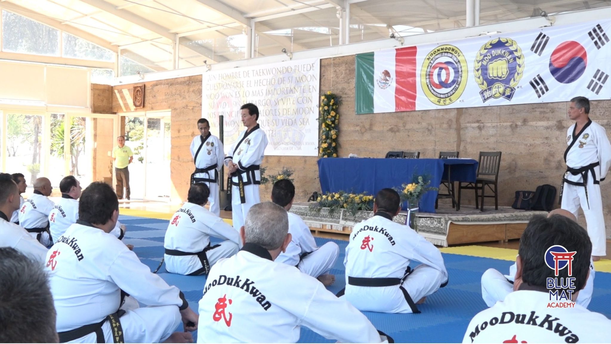 Examen Cintas Negras Moo Duk Kwan Taekwondo - Blue Mat Academy