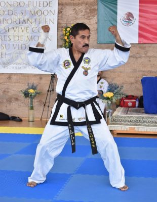 GM Samuel Vélez Gómez Cinta Negra 9 Dan Taekwondo